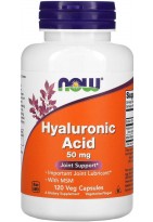 NOW HYALURONIC ACID 50MG & MSM  60 VCAPS